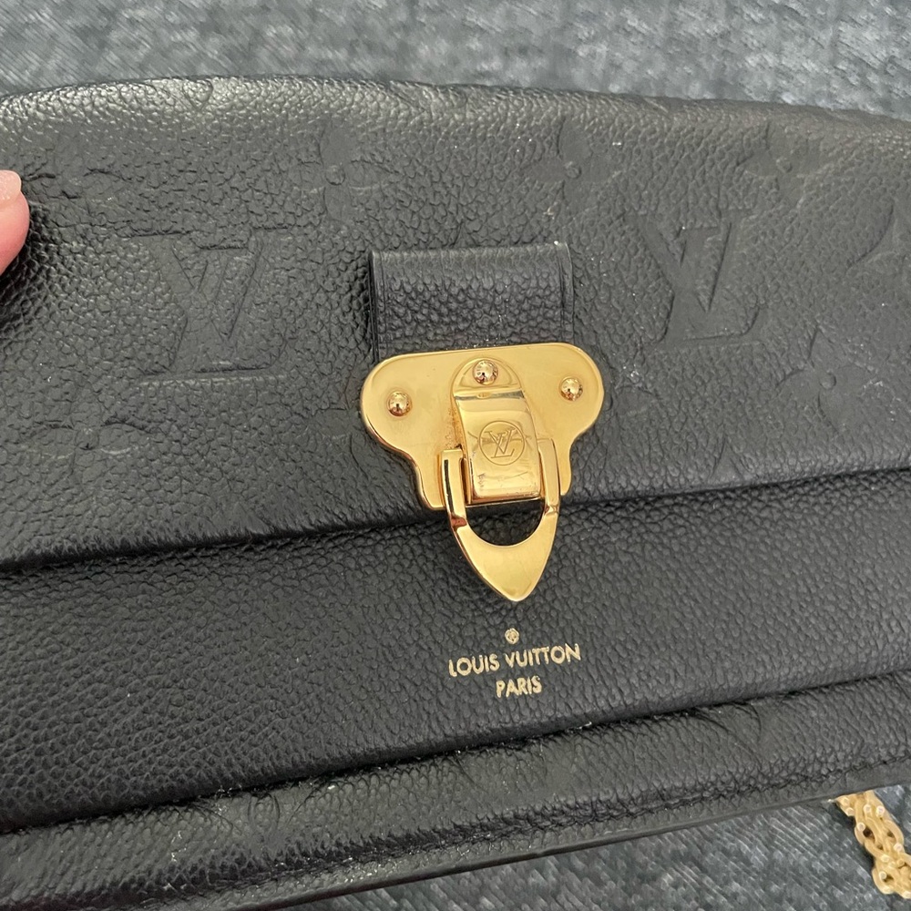 Louis Vuitton Vavin Chain Wallet - Monogram Empreinte Leather Black - Picture 15 of 16